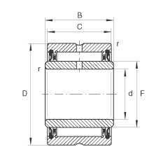 LS NA4904-2RSR, ߴϵ 49ɂ(c)ܷ