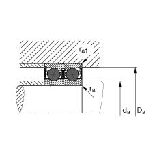 SS HCB71918-E-2RSD-T-P4S, {(dio)(ji)ɌԪb|  = 25մ򣬃ɂ(c)ܷǽ|ƹ