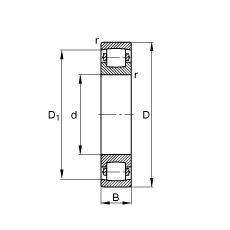 ΝLS 20317-MB,  DIN 635-1 ˜ʵҪߴ