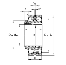 {(dio)ĝLS 23056-B-K-MB + H3056, (j) DIN 635-2 ˜ʵҪߴ, F׺;o